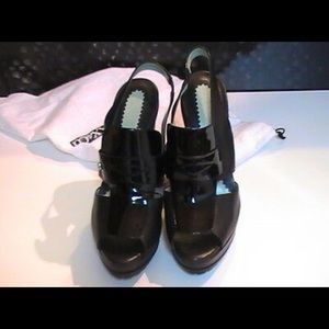 Sportmax Mara Italian Leather Platforms Highheels